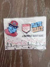 Plate Crate Baseball Pin Wild West Crate The Boomstick Bandit Badge