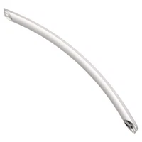 Commercial Refrigerator Door Handle Zinc Alloy Durable Silver Replacement