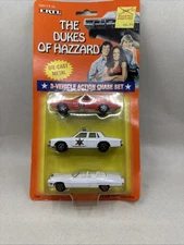 1997 ERTL The Dukes of Hazzard Die Cast 3 Vehicle Action Chase Set