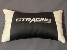 GT Racing Gaming Chair Lumbar Cushion Back Rest Pillow Head Rest White