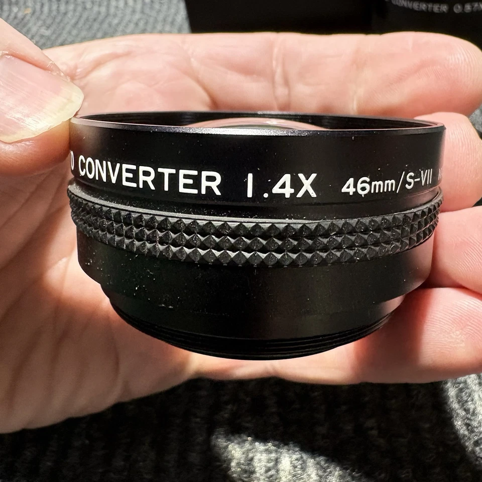 Spectralstar Video Wide Angle Converter 0.57x46 MM SV11 Telephoto 1.4x46mm Lens - Image 3 of 4