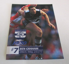 Ben Graham, Geelong Cats - Australian Football League / AFL Hero Sticker - 2002