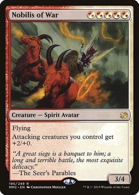 + Nobilis of War excellent englisch Modern Masters Rare MtG Magic the Gathering