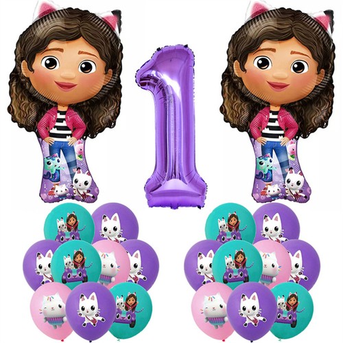 Gabby Dollhouse Birthday Party Decoration Set Paper Napkins Plates Cups Girls Ta - Picture 38 of 44