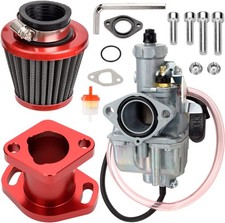 FVRITO Performance VM22 26mm Carburetor Carb for Predator 212cc 196cc A-Red