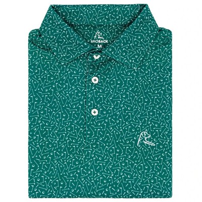 Rhoback The Mulligan Men's Performance Polo | Lucky Golf Style