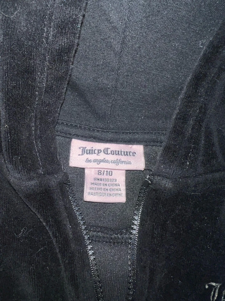 Choose Juicy Girls Zip Up Jacket 8-10 - Image 2 of 3