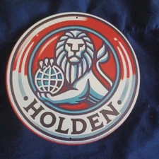 Metal Sign 8" Round Man Cave Garage Bar Gas Station Wall Art Oil Gas Holden