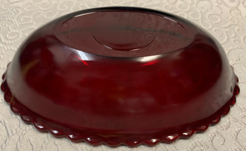 Royal Rubin rot Anker Hocking 8,5"" x 5,5"" Geschirr mit gerippter Kante - Bild 6 von 7