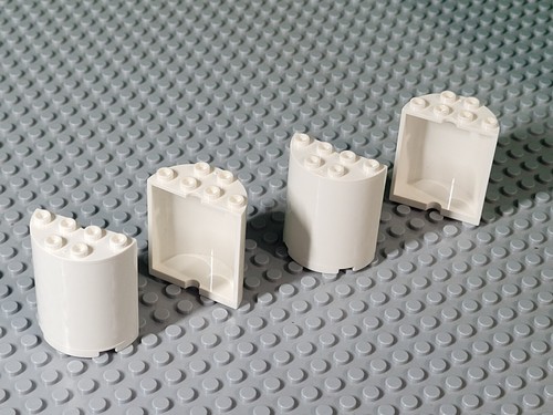 Lego 35347/20430/6259/30562/46361/85941 Cylinder Half/Quarter Panel ChooseDesign - Picture 32 of 44