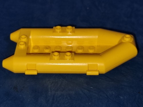 Genuine Lego Yellow Small Inflatable Boat In Excellent Condition - Picture 2 of 3