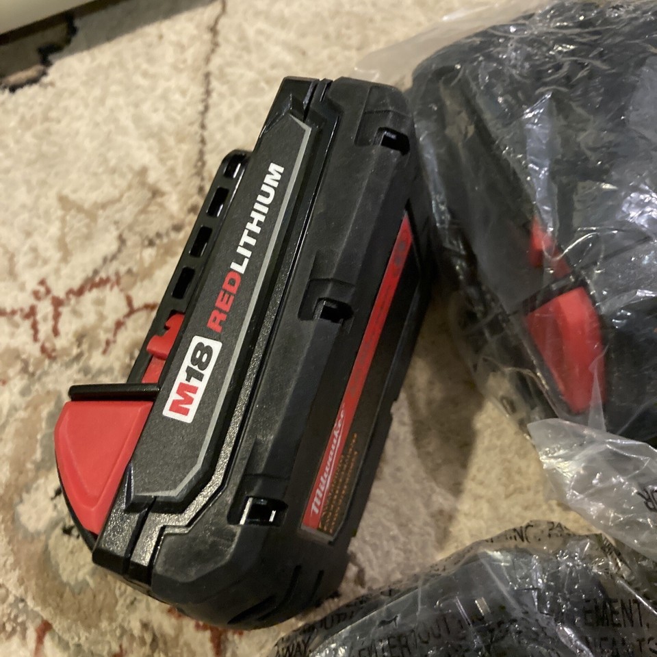 Lot of 6 Milwaukee M18 Red Lithium 1.5AH Batteries eBay