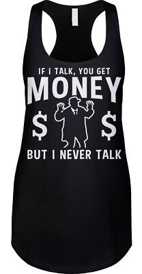 Talk Money Funny Comedy Fan ITYSL Sketch Tim Robinson Humor Show  Racerback Tank