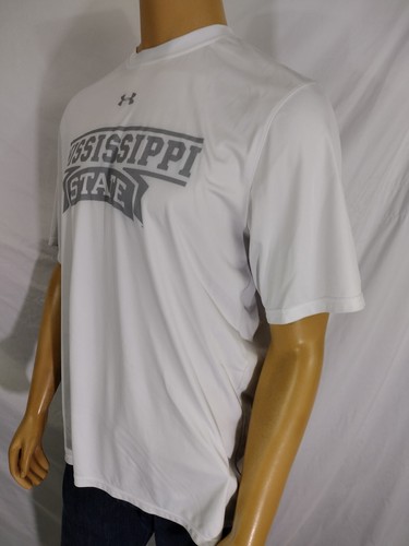 T-shirt atletica Missippi State Bulldogs Under Armour SS Train Workout Policy - Foto 3 di 6