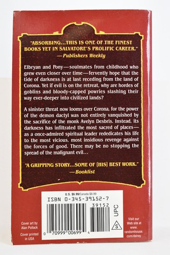 The Demon Spirit Paperback R A Salvatore 1999 Del Rey Fantasy - Picture 2 of 3