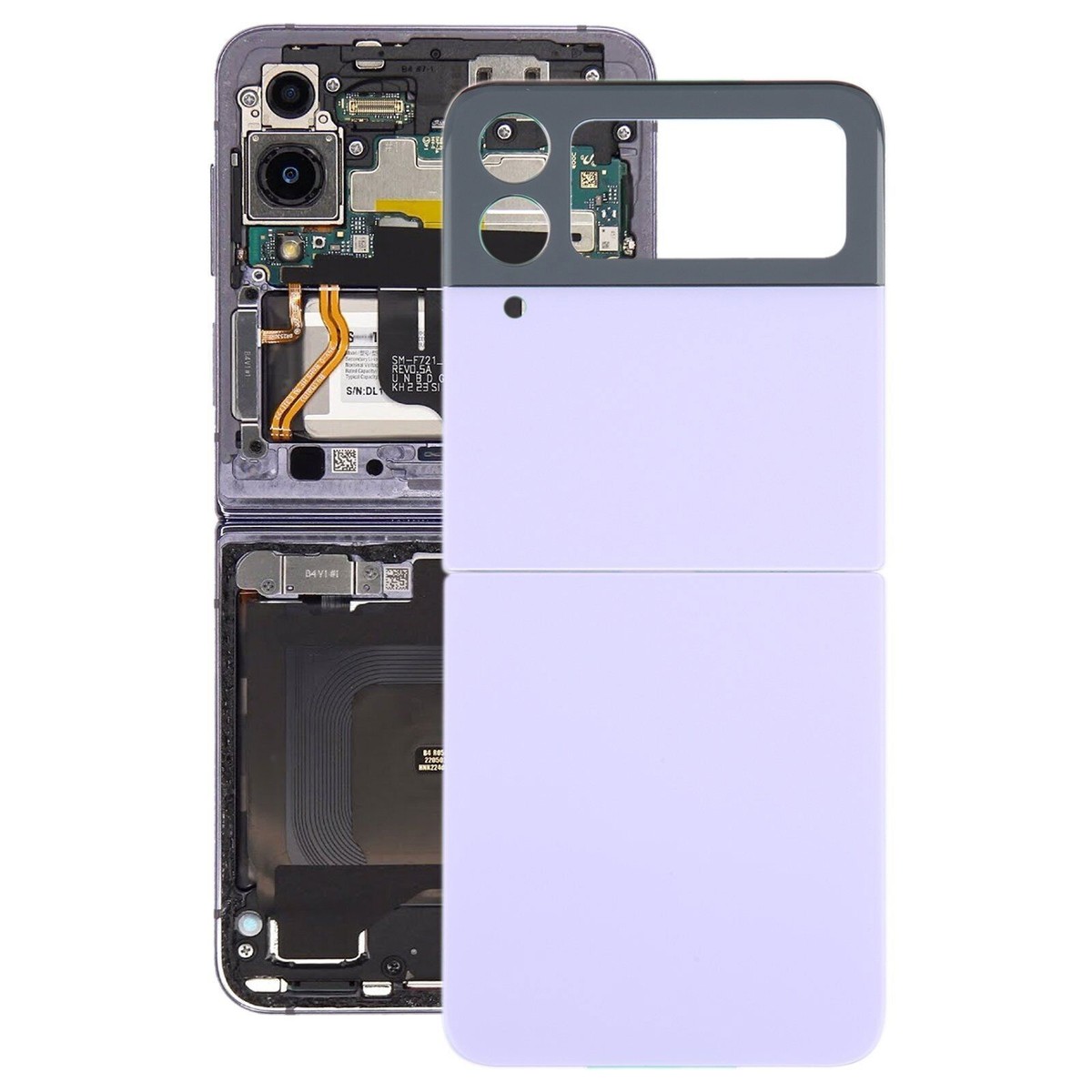 For Samsung Galaxy Z Flip4 F721 Battery Cover Rear Back Glass