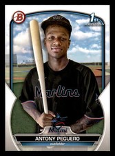 2023 Bowman Antony Peguero #BP-62 FBC Miami Marlins