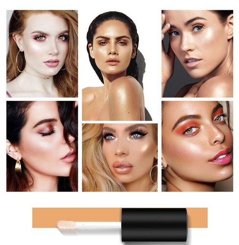 KISS BEAUTY Liquid Highlighter Beauty Face Brightener Oil Shimmer Glow Makeup - Picture 8 of 11