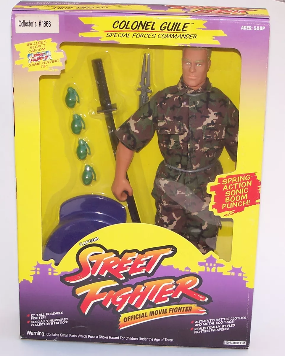 Street Fighter Guile 1:12 Scale Action Figure