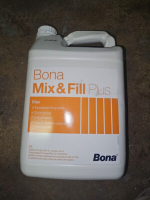Bona Mix & Fill Plus Fugenkitt Lösung 5 Liter wasserbasiert & extrem füllend