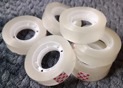 Klebefilm Klebeband Klebe Film transparent 36 Rollen x 15 mm x 33 m für Abroller