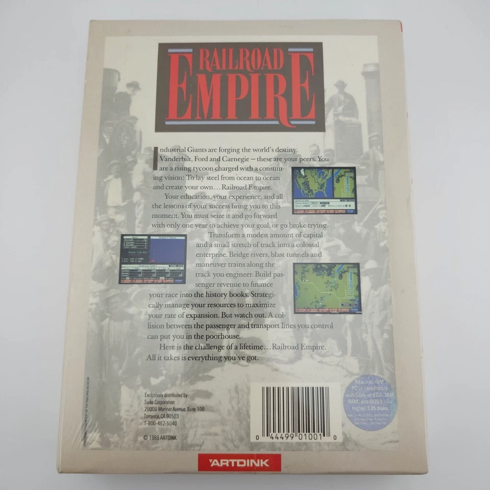 Railroad Empire, 1989, Big Box, New & Sealed - Image 3 of 4