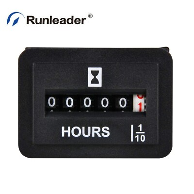 #ad #ad AC110 to 250V Mechanical Hour Meter TOT Track Engine for Lawn Mower Tractor $11.19