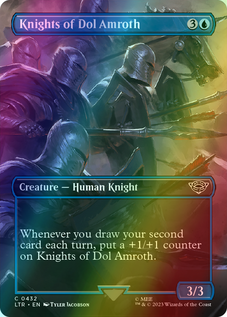 Knights of Dol Amroth SCENE BORDERLESS FOIL, The Lord of the Rings