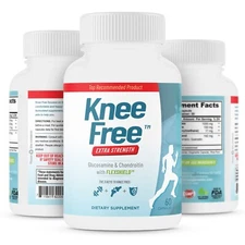 Extra Strength Knee Free - For Knee Pain Relief, Knee Joint Pain – 60 Caps
