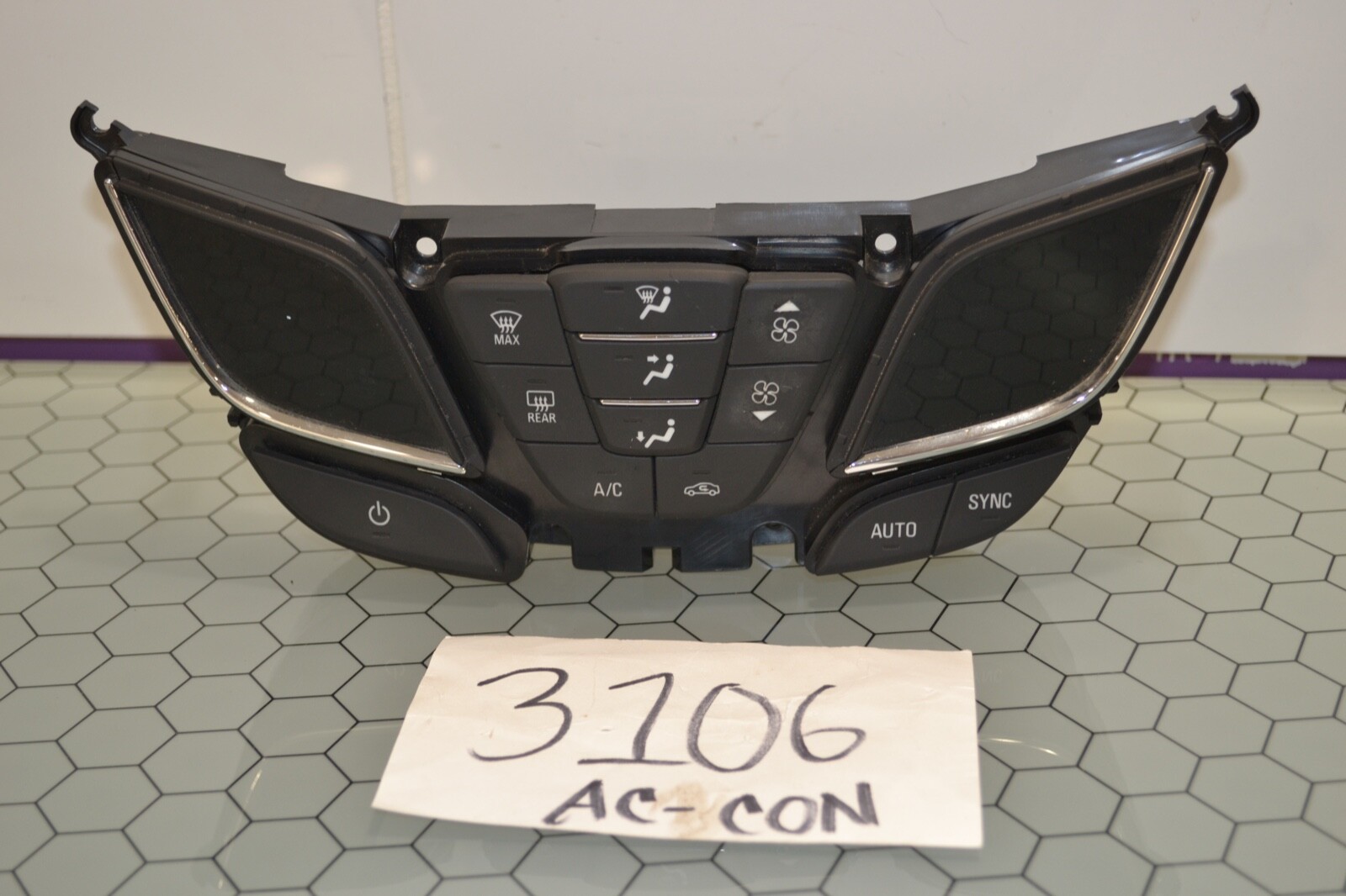 14 15 16 17 Buick Regal AC and Heater Control Used Stock #3106-AC