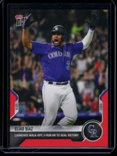 2021 Topps Now #690 Elias Diaz Red Parallel Card #d /10
