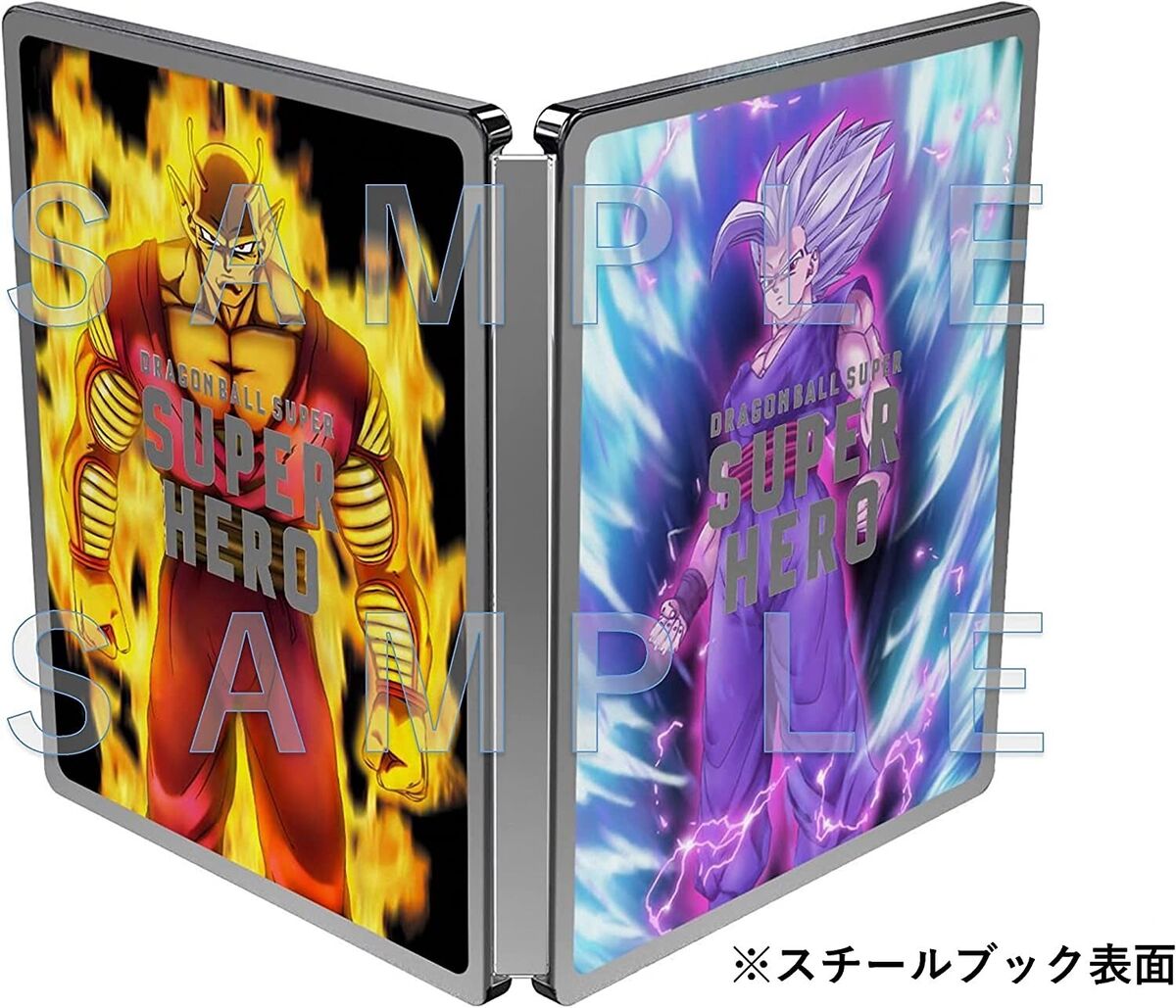 Dragon Ball Super Super Hero 4K ULTRA HD Blu-ray+Blu-ray+Steelbook+Box  Japan New