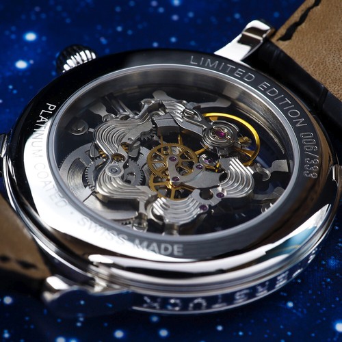 Montblanc Skeleton Star Watch Limited Edition 333 Platinum Collection Mod.:29127 - Picture 11 of 19
