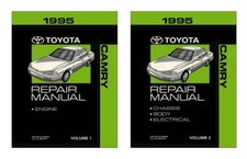 1995 Toyota Camry Shop Service Repair Manual Book Engine Drivetrain Oem