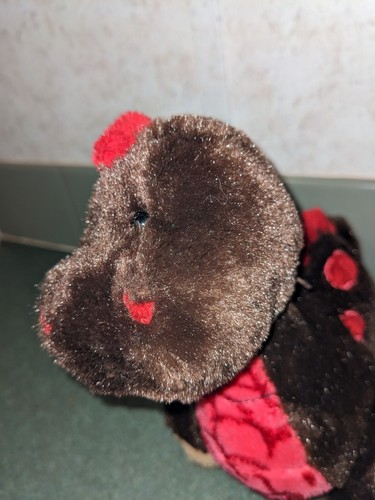GANZ Webkinz CoCoa Dinosaur Plush Toy Stuffed Animal Brown Red Retired HM3389' - Picture 3 of 9