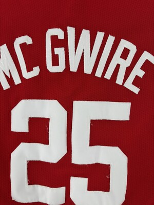 Mark McGwire St Louis Cardinals #25 Fully Stitched Starter