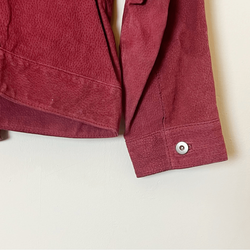 Ashley Stewart Vintage Red Genuine Suede Short Jacket, Size 3X - Picture 4 of 13