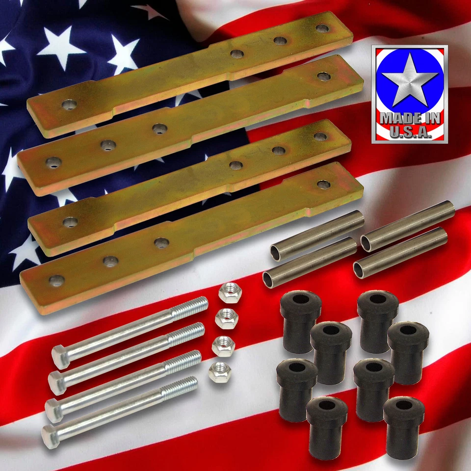 Kit Elevador Grillete Trasero Ajustable 1" 2" 3" 4" Coches Ford Mercury Años 60-70 EE. UU. Foto 3 de 3