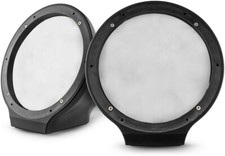 DS18 EN-JS8/BK 8" Flat Mount POD Universal Enclosure Marine Jet SKI Jeep Pair