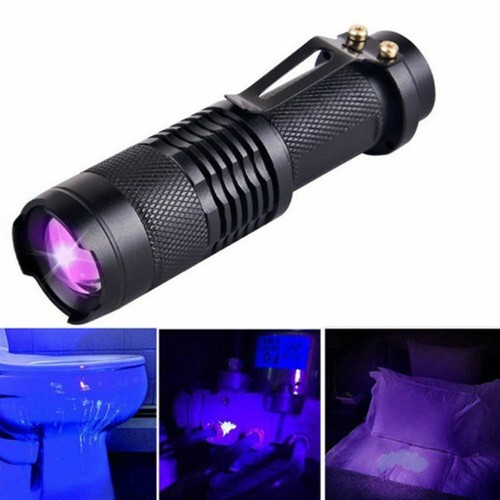 395/365nM Ultra Violet UV LED Light Blacklight Flashlight Lamp Torch