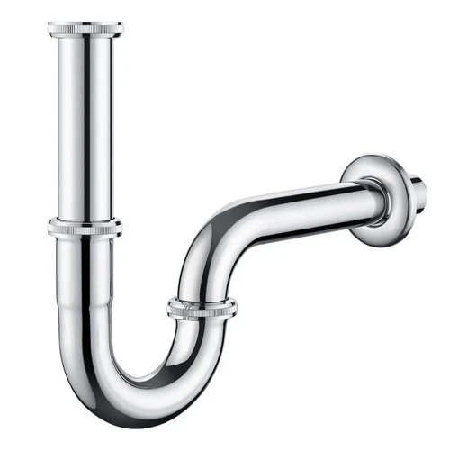 Siphon Pop Up Ablaufventil Sifon Ablaufgarnitur mit Überlauf Waschbecken Abfluss - Bild 5 von 12