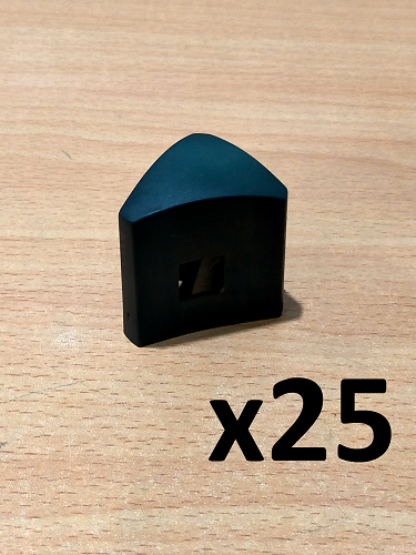 100 Pack Black Star Picket Caps Triangular Caps Fencing Y Post Steel Post Star - Picture 14 of 27
