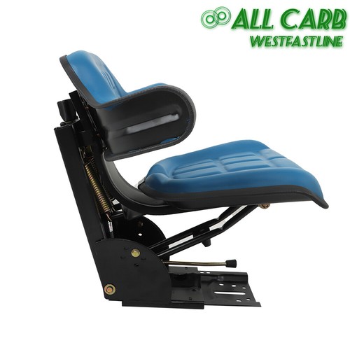Asiento de suspensión de tractor para Ford 2000, 2600, 2610 3000 4000 3600 4600 3910 azul - Imagen 6 de 12