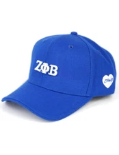 Zeta Phi Beta Sorority Classic Hat-Blue-New!