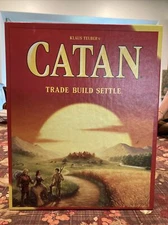 2019 Klaus Teuber’s Catan CN3071 Catan - Trade Build Settle Board Game Complete