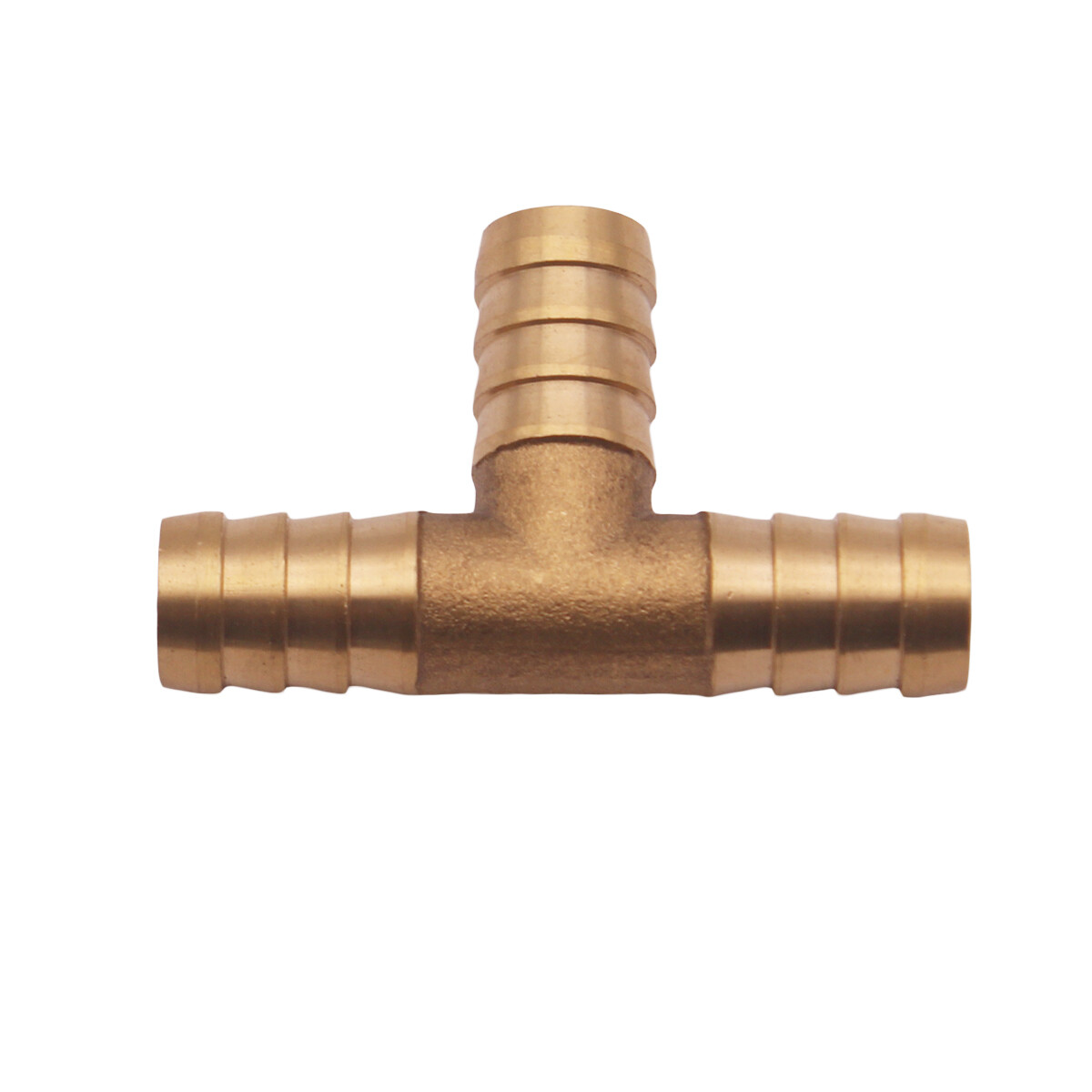 1/4" X 1/8" Hose Barb Tee Fitting - Brass 3-Way T For Air, Water, Fuel Lines
