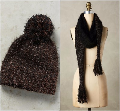 Anthropologie: Scarf and Two Winter Hats By Anthropologie Two-Tone Scarf | Anthropologie main image 3