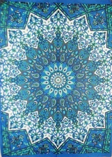 Star Mandala Psychedelic Wall Hanging Hippie Cotton Poster Boho Dorm Room Decor