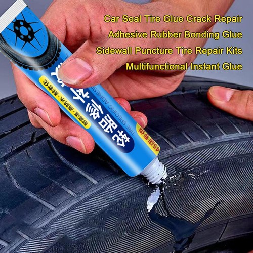 New Black Tyre Repair Instant Car Tire Repair Glue Liquid Strong Rubber Best - Foto 7 di 10