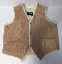 Vintage LLB Cowhide Vest With Lining, Size 46, Made in Mexico, New w/o tags